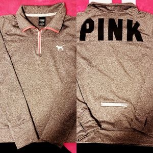 VS PINK ULTIMATE quarter zip pullover HTF